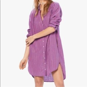 Xinera purple shirtdress